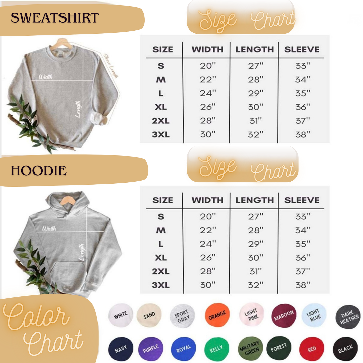 Sweatshirt with your logo: front or/and back sides