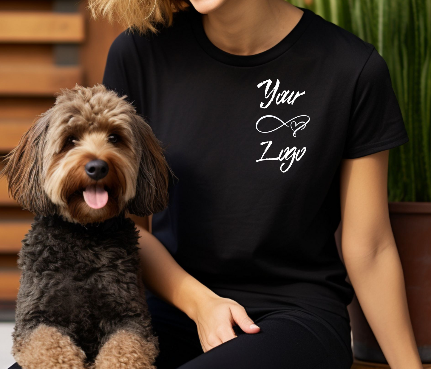 Sweatshirt with your logo: front or/and back sides